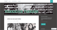 Desktop Screenshot of massivehassle.com